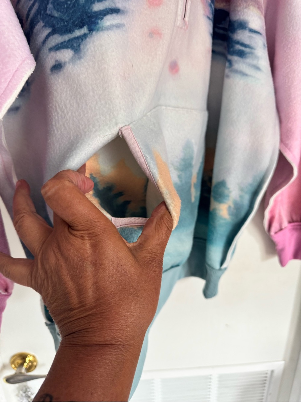 Pilcro for Anthropologie Half Zip Pullover Sweatshirt - Picture 8 of 12